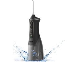 Ophy - Waterflosser - Draadloos En Oplaadbaar - Draagbare Waterflosser - Water Flosser - Monddouche - Elektrisch Flosapparaat - Met Vier Modi en DIY Functie - IPx7 Waterdicht - 300ml Tank - Zwart