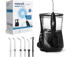 Ultra Professional Waterflosser met 7 Tips en Geavanceerde Drukregelaar met 10 Instellingen, Apparaat voor het Verwijderen van Tandplak, Zwart (WP-662EU)