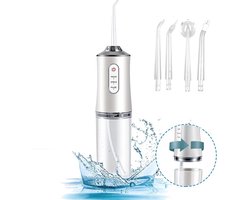 Vloxo Waterflosser 4 Opzetstukjes - Monddouche - Draadloos Flosapparaat - Elektrische Monddouche