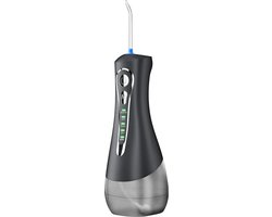 Waterflosser - Flosapparaat - 300ml Elektrische Tandenreiniger - Monddouche - 4 Opzetstukken - Zwart