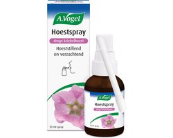 A.Vogel Hoestspray droge kriebelhoest spray - Hoestspray bij droge en kriebelhoest. Hoeststillend en verzachtend. - 30 ml