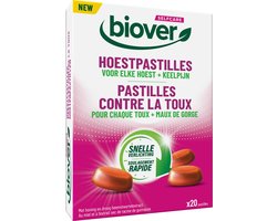 Biover® Selfcare – Hoestpastilles – Hoest & Keelpijn – 20 Stuks