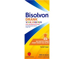 Bisolvon Drank Voor Kinderen Aardbeiensmaak - 2 x 200 ml