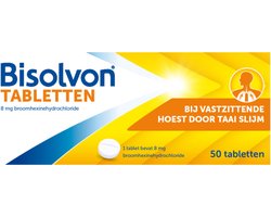 Bisolvon Tabletten Vastzittende Hoest - 2 x 50 tabletten