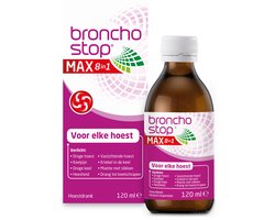 Bronchostop hoestdrank MAX 8-in-1  - Hoestdrank voor elke hoest - 120 ml