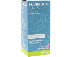 Fluimucil Drank Forte 40mg/ml 4% - 2 x 200 ml