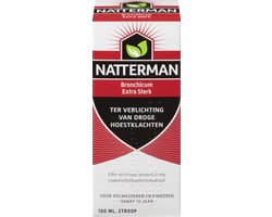 Natterman Bronchicum Sterk - Anti-hoestmiddel met codeïne - 100 ml