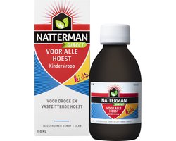 Natterman Direct Voor Alle Hoest kindersiroop - Voor droge en vastzittende hoest - Vanaf 1 jaar - Kids - Hoestdrank - Medisch hulpmiddel - 180 ml