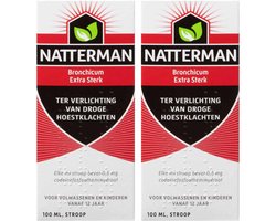 Natterman Hoestdrank Bronchicum Extra Sterk Met Codeïne - 2 x 100 ml