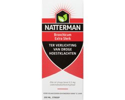 Natterman Hoestdrank Bronchicum Extra Sterk Met Codeïne - 2 x 200 ml