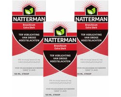 Natterman Hoestdrank Bronchicum Extra Sterk Met Codeïne - 3 x 100 ml