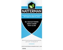 Natterman Hoestdrank Broomhexine Extra Sterk - 2 x 150 ml