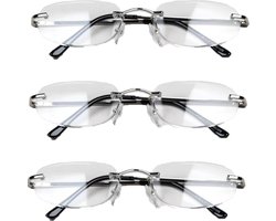 Melleson Eyewear leesbril leesbril randloos - 3 stuks