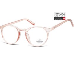 Montana Leesbril Hmr55 Roze/transparant Sterkte +2.00