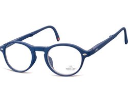 Montana Opvouwbare Leesbril Blauw Sterkte +2,00 (box66b)