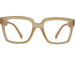 Noci Eyewear KCO031 leesbril Remo - Groot montuur - Mat caramel