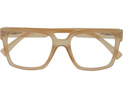 Noci Eyewear KCO031 leesbril Remo - Groot montuur - Matt caramel