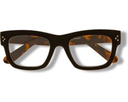 Noci Eyewear NCD301 Rumble Leesbril +1.50 - Mat zwart montuur, demi poten