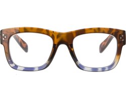 Noci Eyewear QCE301 Rumble Leesbril +2.00 - Glanzend demi, blauw