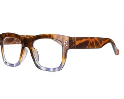 Noci Eyewear QCE301 Rumble Leesbril +3.00 - Glanzend demi, blauw