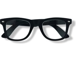 Noci Eyewear RTCB300 leesbril City +5.00 - Mat zwart - Robuust montuur - Gerecycled kunststof