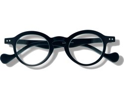 Noci Eyewear RYCB336 leesbril Morris +1.50 - Mat zwart - incl. opbergzakje