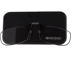 Noci Eyewear ZCB356 Travel Leesbril +2.00 - Mat zwart - Noseclip in platte hardcase