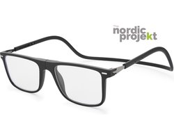 Nordic projekt NPMG Magneet leesbril +2.00 Zwart