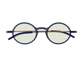 Read Eyewear CHAP33P Leesbril +2.50 - Petrol blue - Rond montuur - Incl. aluminium hardcase