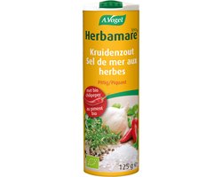 A.Vogel Herbamare Spicy korrels - Pittig kruidenzout met 14 biologische kruiden en groenten. - 125 g