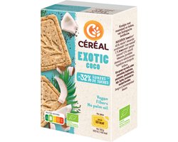 Céréal Healthier Bio Koekjes Exotic Coco - 6 x 33 gr - Voordeelverpakking