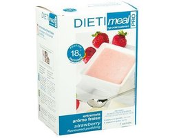 Dieti Aardbeien Shake/Pudding - 7 stuks - Maaltijdvervanger