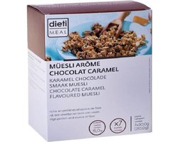 Dietimeal Muesli Chocolade Caramel - 7 stuks - Maaltijdvervanger