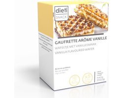 Dietisnack Vanille Wafel - 5 stuks - Snack