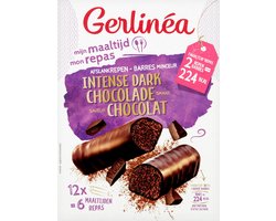 Gerlinea Maaltijdrepen - Intense Dark Chocolate - 12 stuks