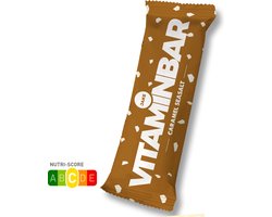 Jake Karamel Zeezout Vitaminbar 20 x 85 g Bars/Repen │ Vegan Maaltijd Vervanger Bar/Reep, Plantaardig, Rijk aan voedingsstoffen, Veel Eiwitten, Noot-Vrij, Lactose-Vrij