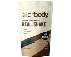 Killerbody Maaltijdshake - Cookies and Cream - 1000 gr - Draagt bij aan Gewichtsverlies