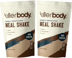 Killerbody Meal Shake Voordeelpakket - Cookies and Cream & Cookies and Cream - 2x 1000 gr