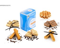 Novashops Proteïne & Koolhydraatarme Maaltijdvervangers | Eiwitrijke Wafels (28 Wafels)