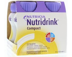 Nutridrink Compact banaan - 4 x125 ml