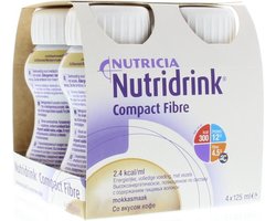 Nutridrink Compact Fibre Mokka 4x125ml