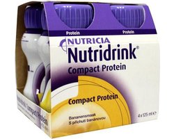 Nutridrink Compact Proteïne Banaan Shake - 4 x 125 ml - Drinkmaaltijd