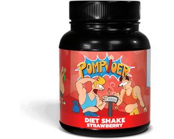 POMPVOER - DIET SHAKE - AARDBEI - 750 GRAM (11 shakes)