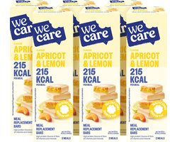 WeCare Meal replacement Bars abricot lemon 6 x 2 repen