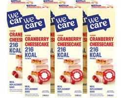 WeCare Meal replacement Bars cranberry cheesecake 6 x 2 repen