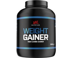 XXL Nutrition - Weight Gainer - Voor Verantwoorde Gewichtstoename - Maaltijdvervanger hoog in Koolhydraten & Eiwitten (Concentraat & Isolaat) - Aankomen Mass Gainer - 2500 gram - Aardbei