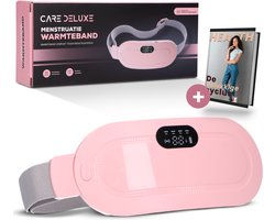 Care Deluxe Menstruatie Warmteband - Massage Apparaat - Menstruatie Pijnverlichting - 3 Warmtestanden met Trilfunctie - Roze