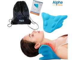 Alpha Focus Nekstretcher Magnetische therapie - Massagekussen voor Nekpijn- Nekmassage Apparaat - Nekkussen - Nek stretcher - Voor Nek en Rugklachten.