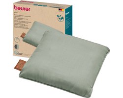 Beurer MG 139 Accu-massagekussen met warmtefunctie - Draadloos - Inschakelbare warmte - Gemaakt van gerecycled materiaal - Machinewasbaar - Automatische uitschakeling - 40 x 40 cm - Mint