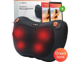 Comfore - Draadloos Massage Kussen - Shiatsu Massage -  Infrarood Warmte